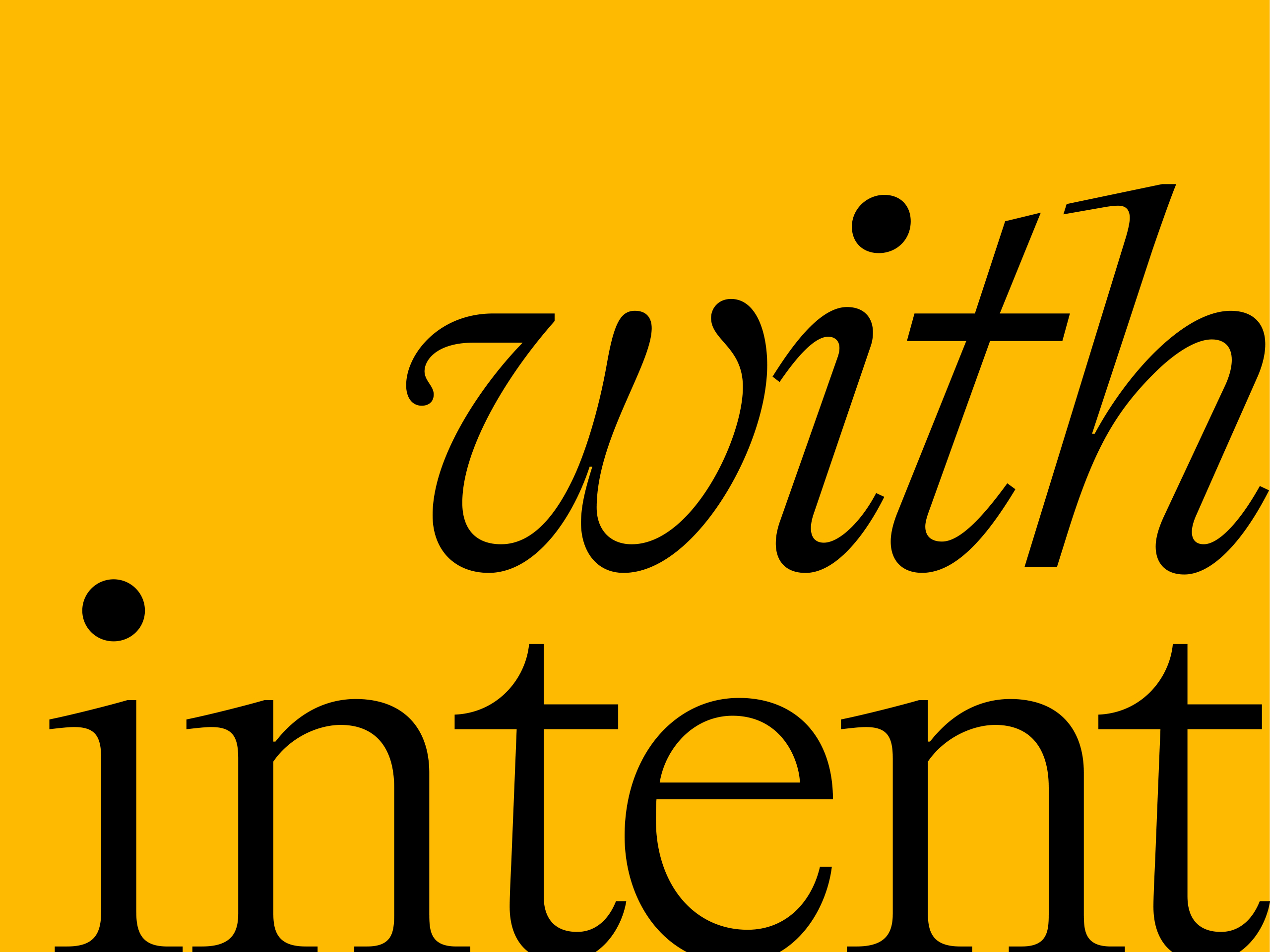 With Intent podcast wordmark