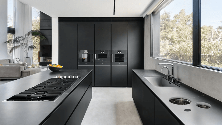 Rendering of the Duo concept in a luxury home kitchen.